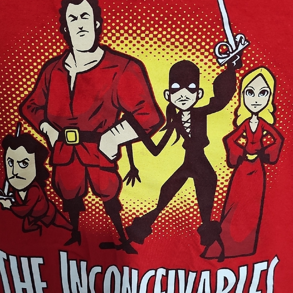 Red L Princess Bride Graphic T-Shirt - Picture 3 of 4